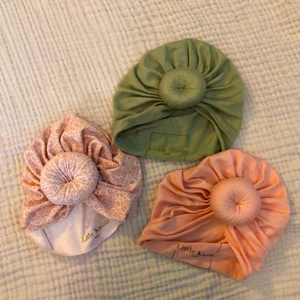 Little knots newborn turbans